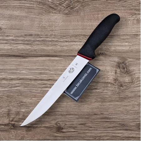 Victorinox 5.6003.15 15cm Siyah Geniş Ağız Sıyırma Bıçağı, Kaydırmaz Sap