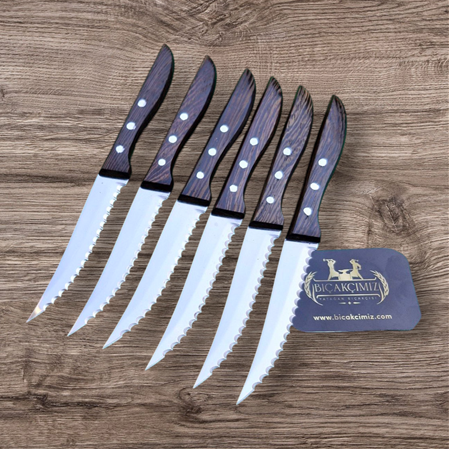 Steak / Biftek Bıçağı Venge-Ahşap Sap