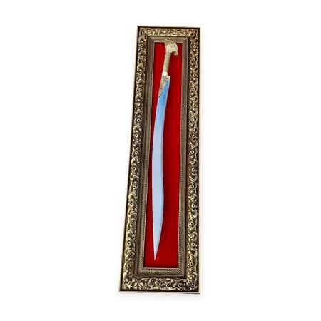 Yatağan Palası 75 Cm Tablolu Pirinç Desenli Kabza