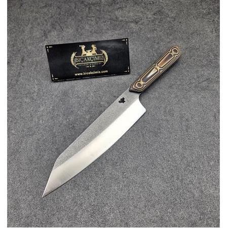 N690 El Yapımı  Puukko Krisadi Ceviz Kabze Şef Bıçağı HM009