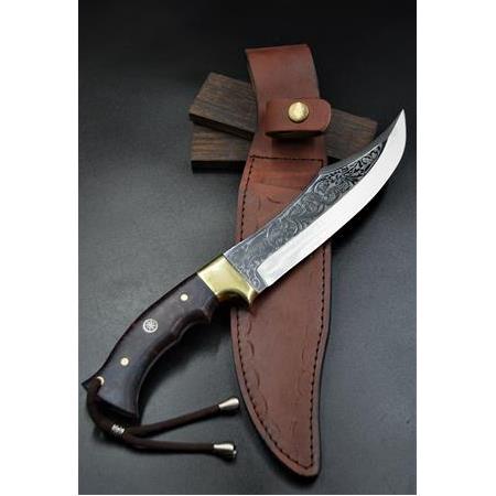 Şehzade Gravür İşlemeli Av ve Kamp Bıçağı HM-K015