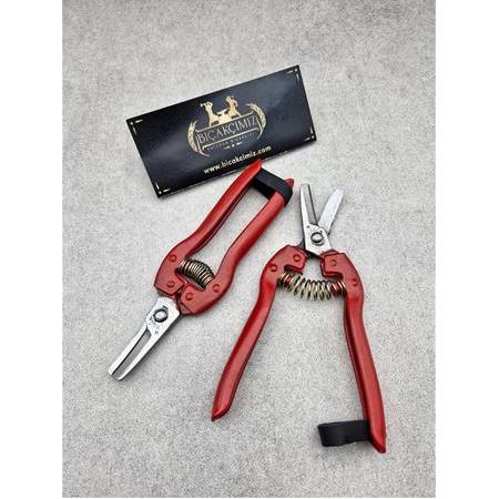 Ergün El Yapımı Sıfır Kesim Metal Saplı Narenciye ve Meyve Toplama Makası HM128