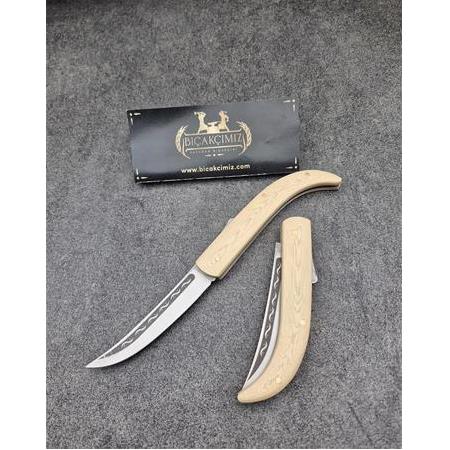 4116  Kam Serik Model Sırttan Kilitli Verzalit Çakı HM300