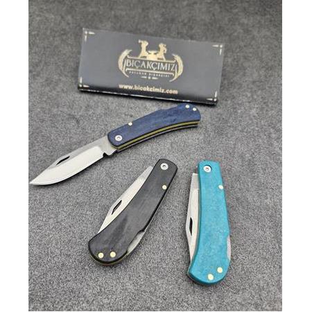 El Yapımı Kilitli Minik Mikarta 14,5 cm Çakı HM355