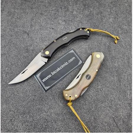 El Yapımı Kilitli Çakı Boynuz  Kabze   4116 Minik  Hançer Model HM563