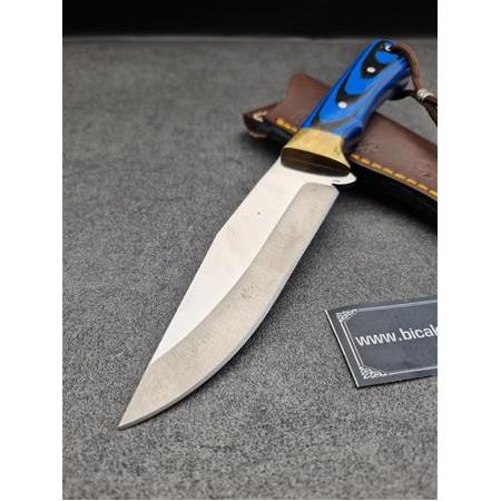 Mavi Siyah Bushcraft  Av ve Kamp Bıçağı HM283